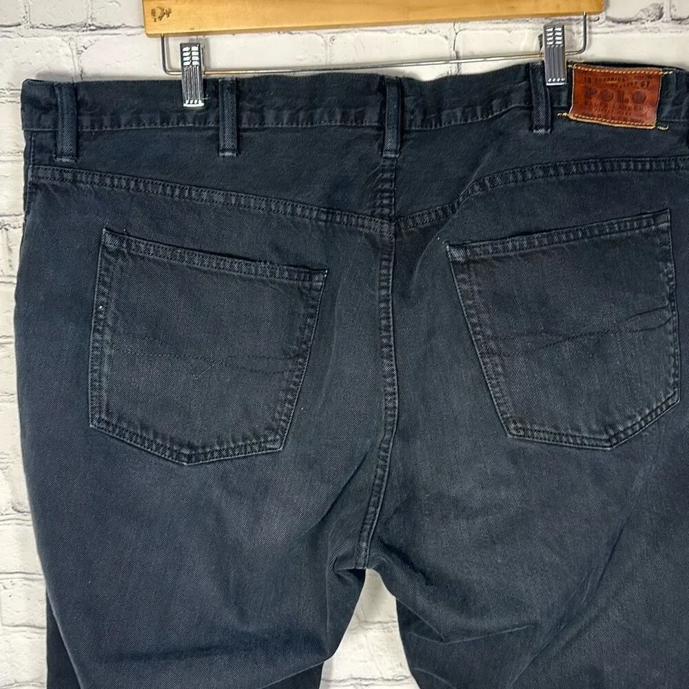 Polo Ralph Lauren Mens Classic‎ 867 Black Jeans size 46B/30 100% Cotton